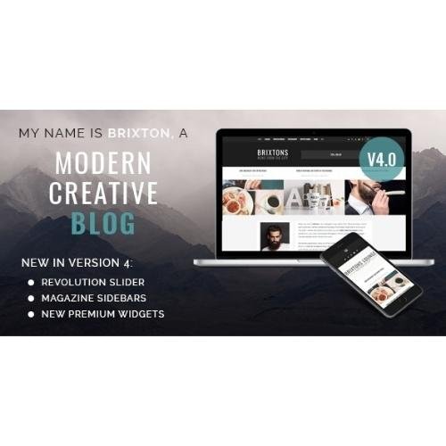 Brixton - A Responsive WordPress Blog Theme